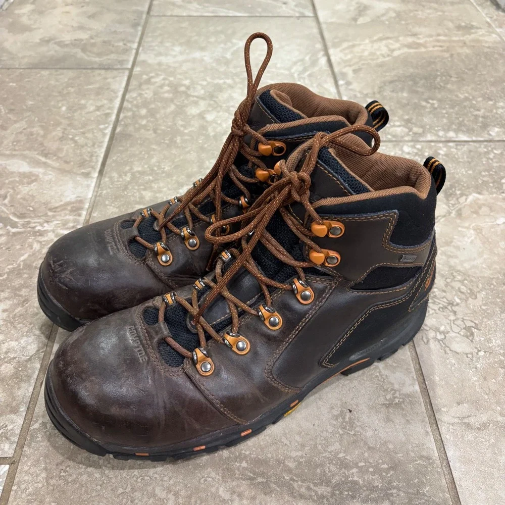 Danner Vicious 4.5 Brown Orange NMT Composite Toe Work Boots 13860 Mens 10.5 D